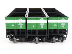O Gauge 3-Rail Lionel 6-17417 BN Burlington Northern Bathtub Gondola 3-Car Pack