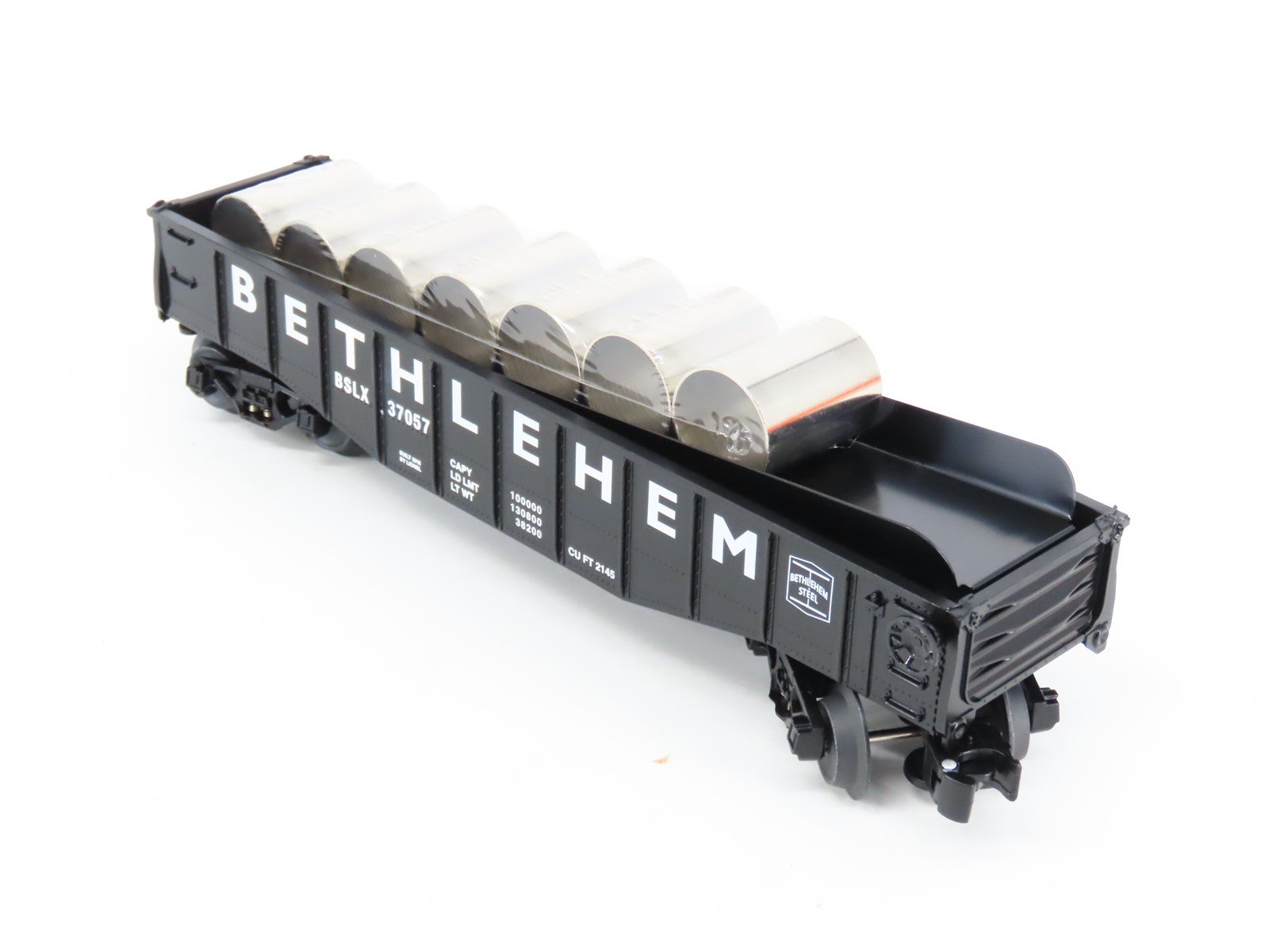 O Gauge 3-Rail Lionel 6-37057 BSLX Bethlehem Steel Culvert Car #37057 w/Load