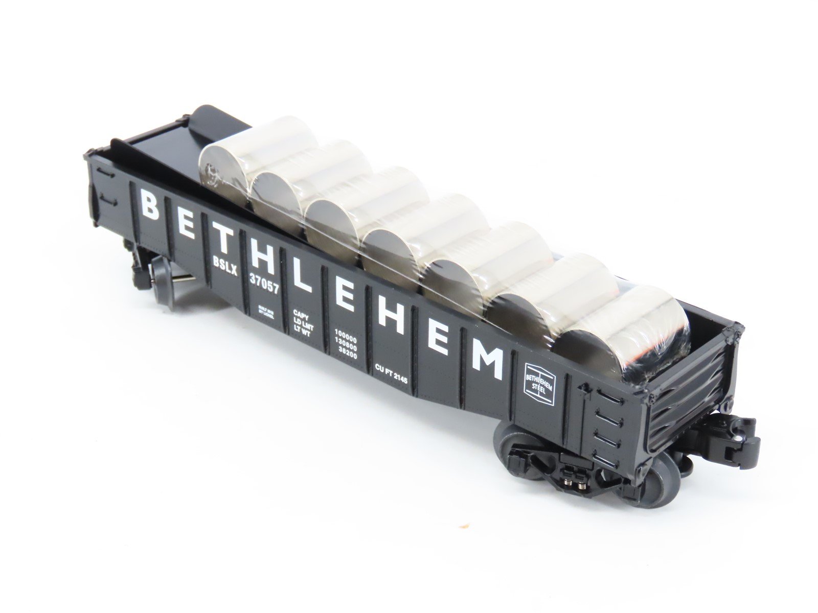 O Gauge 3-Rail Lionel 6-37057 BSLX Bethlehem Steel Culvert Car #37057 w/Load