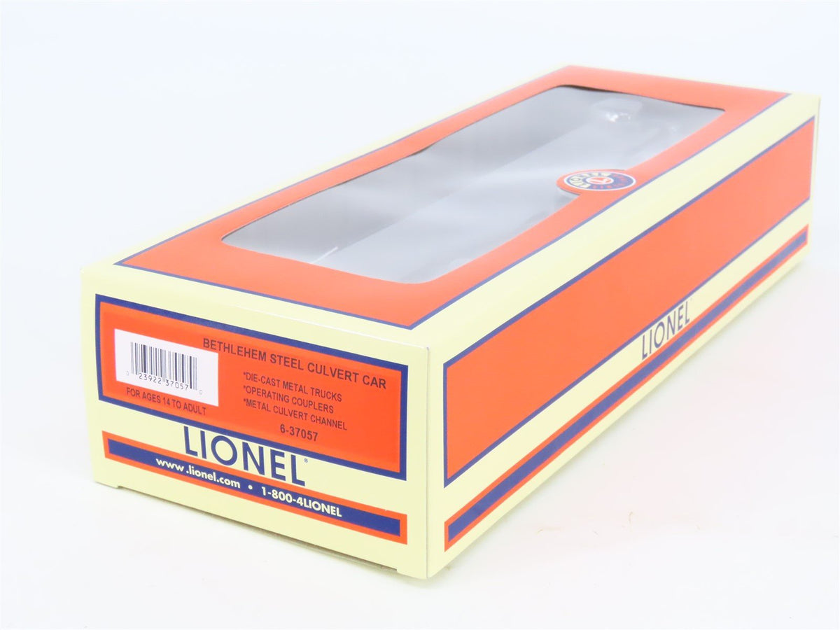 O Gauge 3-Rail Lionel 6-37057 BSLX Bethlehem Steel Culvert Car #37057 w/Load