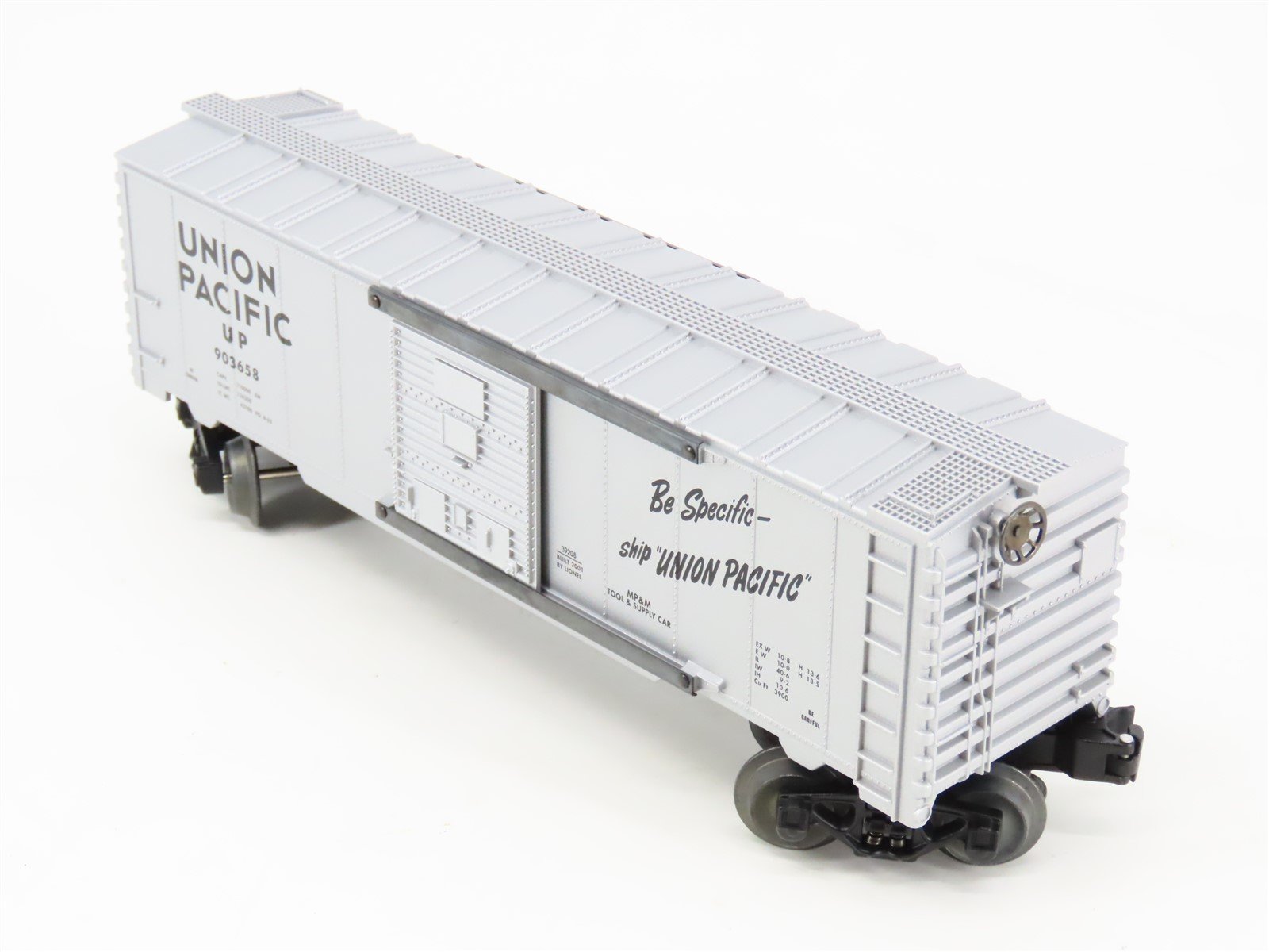 O Gauge 3-Rail Lionel 6-39208 UP Union Pacific Boxcar #903658