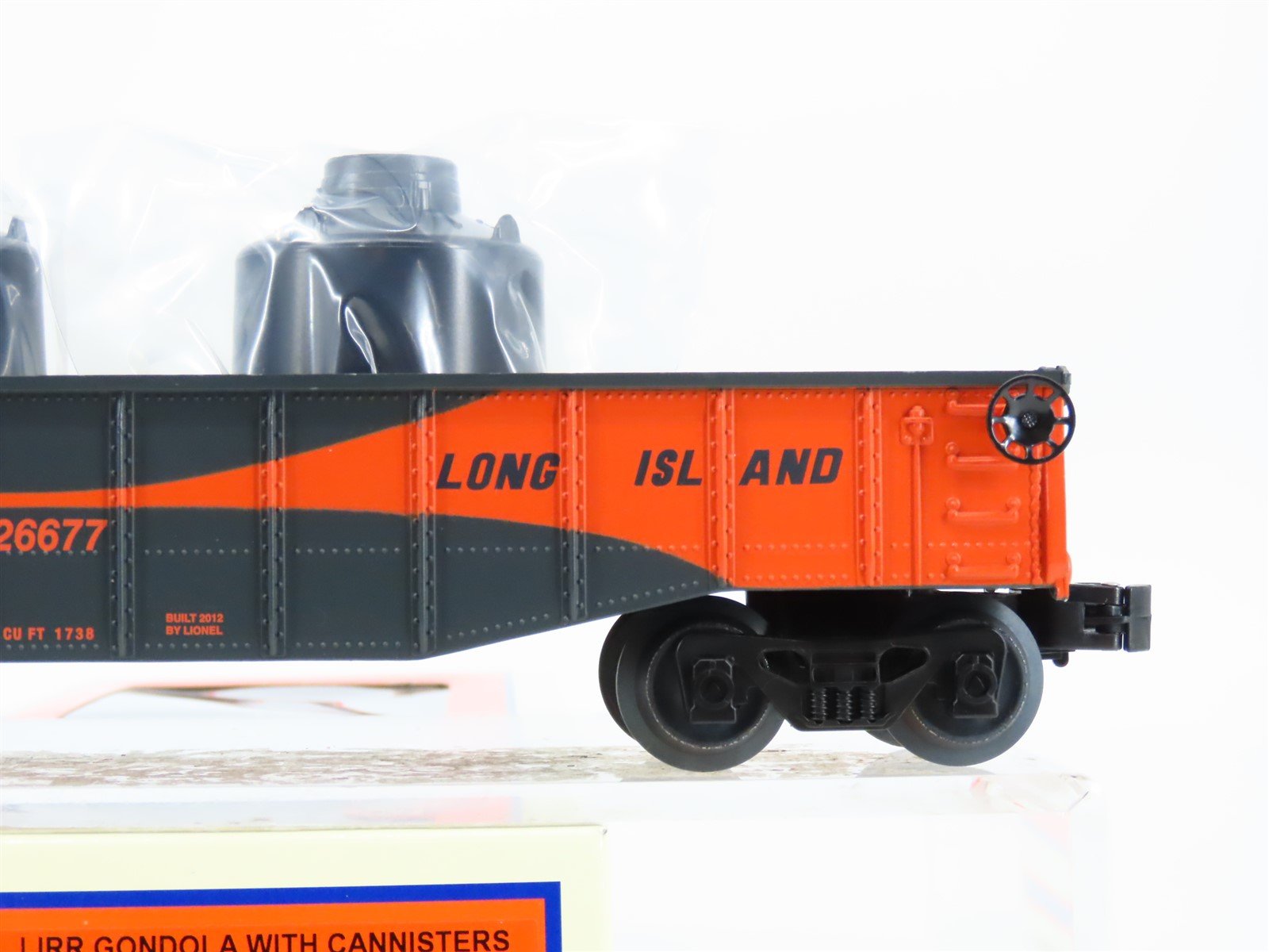 O Gauge 3-Rail Lionel 6-26677 LIRR Long Island Gondola Car #26677 w/Load