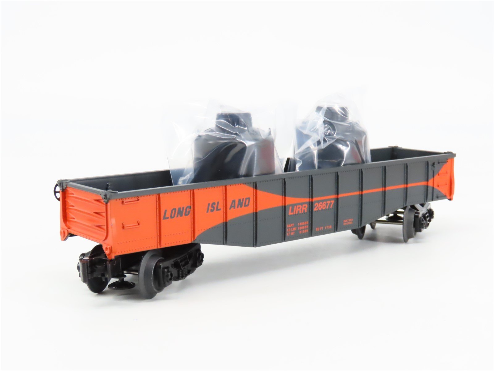 O Gauge 3-Rail Lionel 6-26677 LIRR Long Island Gondola Car #26677 w/Load