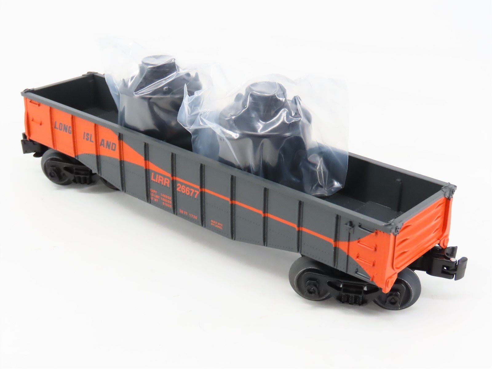 O Gauge 3-Rail Lionel 6-26677 LIRR Long Island Gondola Car #26677 w/Load