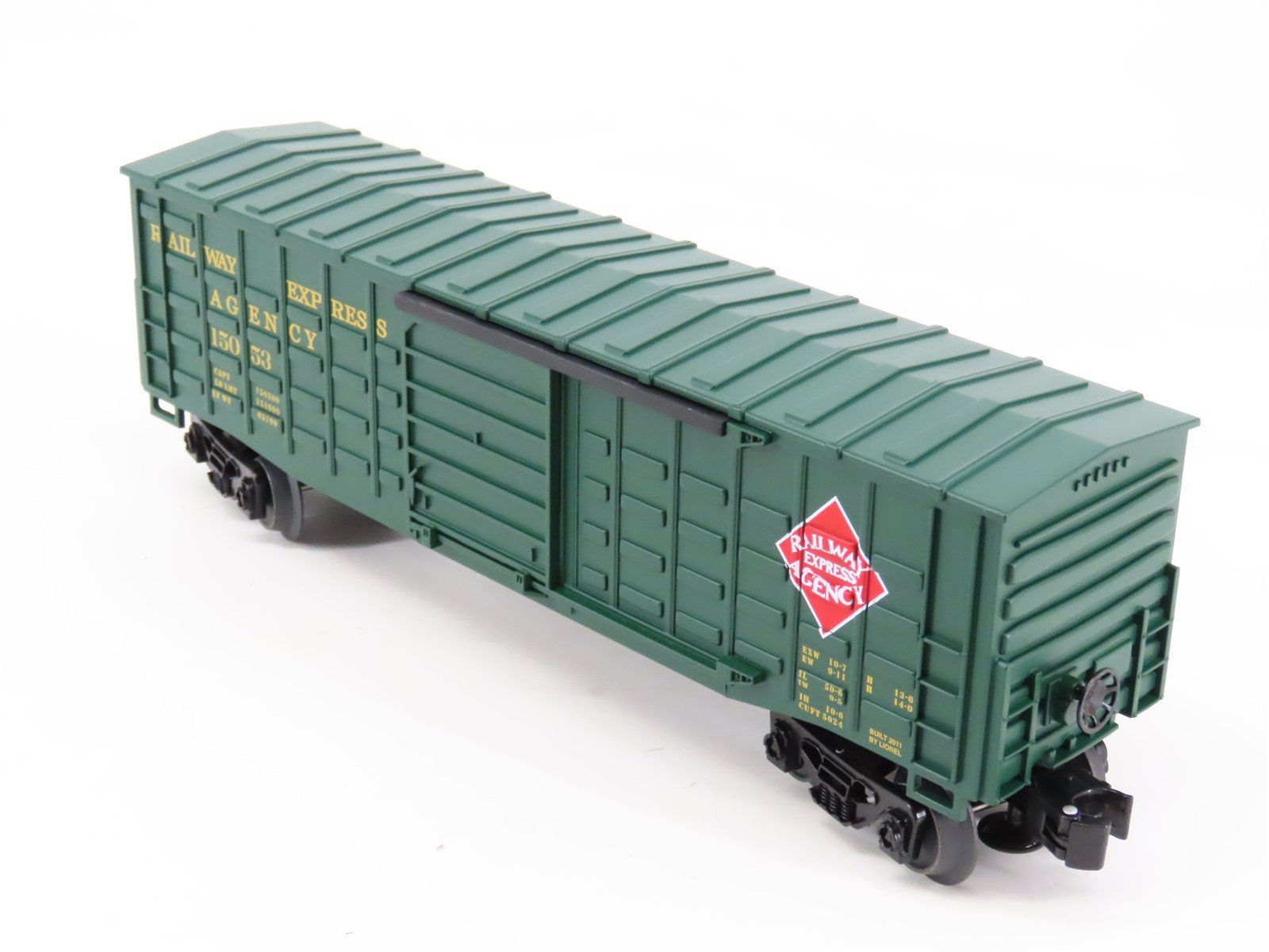 O Gauge 3-Rail Lionel 6-15053 REA Railway Express Waffle-Side Boxcar #15053