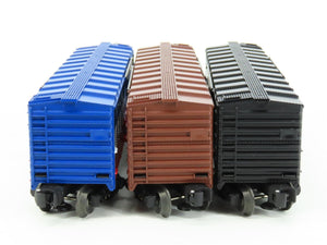 O Gauge 3-Rail Lionel 6-19272 6464 Series #4 BAR/PRR/SP Boxcar 3-Pack
