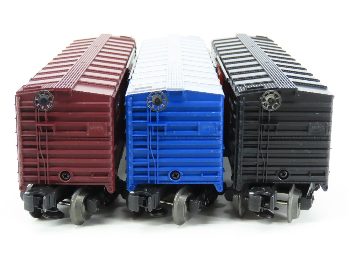 O Gauge 3-Rail Lionel 6-19292 6464 Series VI B&amp;O/MKT/NH Boxcar 3-Pack