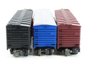 O Gauge 3-Rail Lionel 6-19292 6464 Series VI B&O/MKT/NH Boxcar 3-Pack