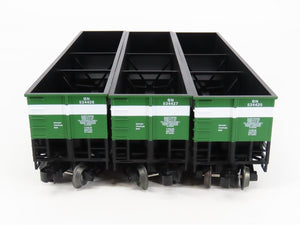 O Gauge 3-Rail Lionel 6-17417 BN Burlington Northern Bathtub Gondola 3-Car Pack