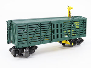 O Gauge 3-Rail Lionel 6-26780 3376 Operating Giraffe Stock Car #3376