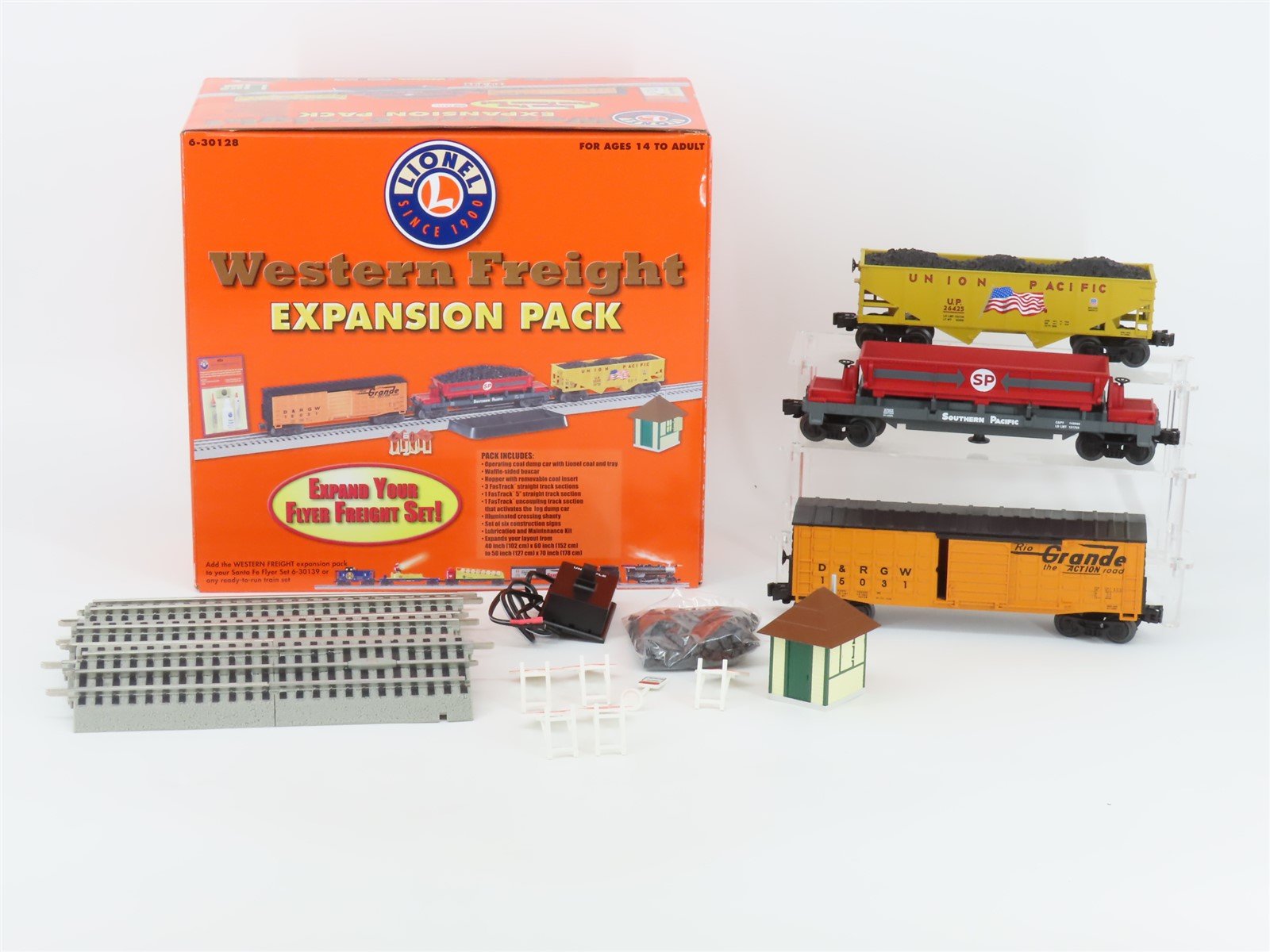 O Gauge 3-Rail Lionel 6-30128 UP/SP/D&RGW Western Freight Expansion Pack