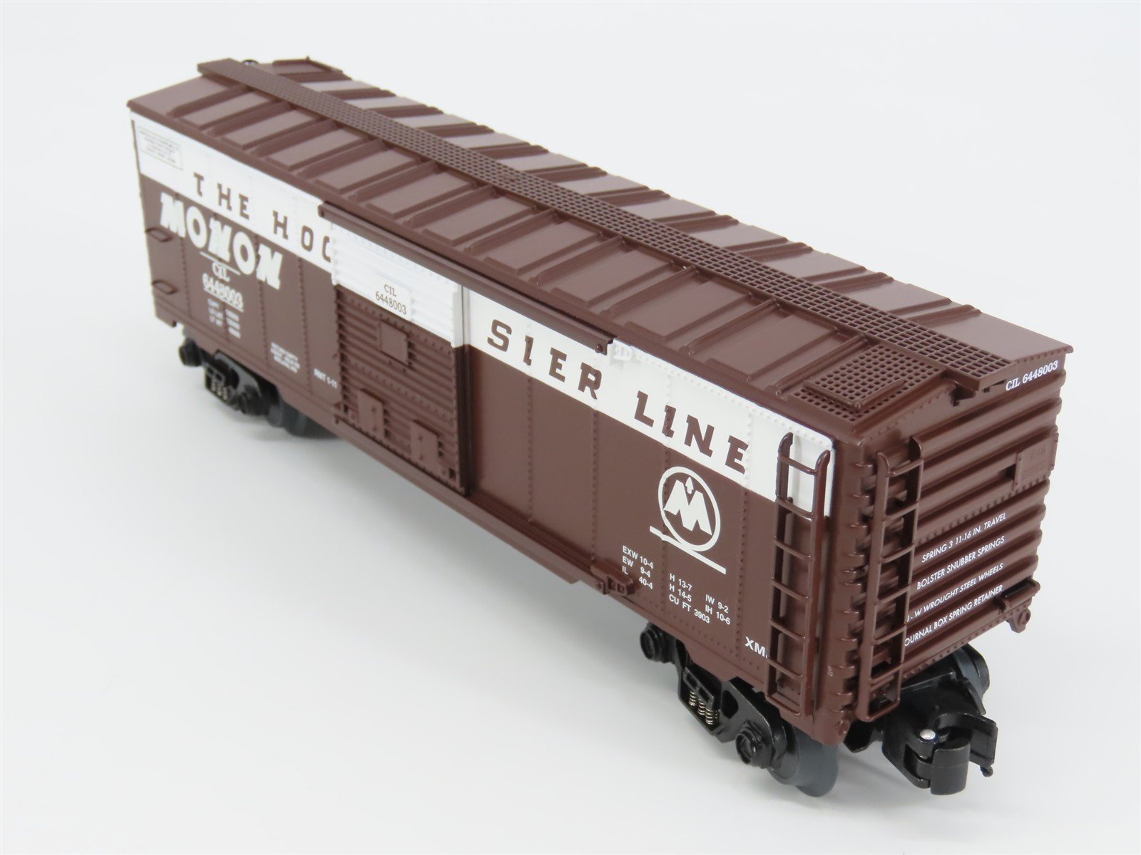 O Gauge 3-Rail Aristocraft 96499-16B CIL Monon Hoosier Line Boxcar #6448003