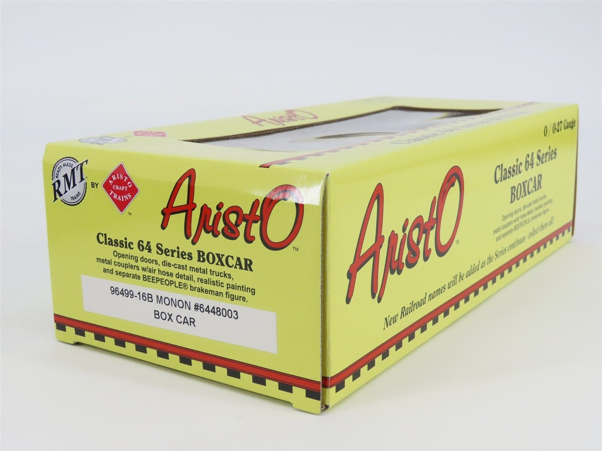 O Gauge 3-Rail Aristocraft 96499-16B CIL Monon Hoosier Line Boxcar #6448003