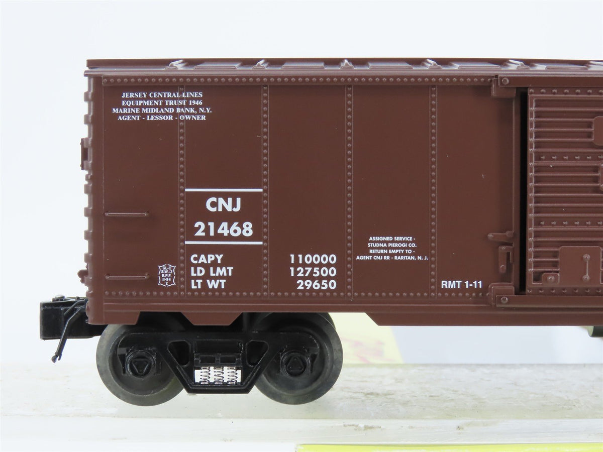 O Gauge 3-Rail Aristocraft 96426B CNJ Jersey Central Box Car w/Brakeman #21468