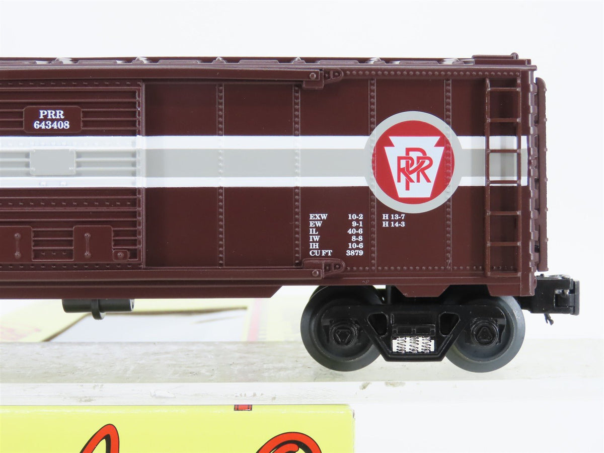 O Gauge 3-Rail Aristocraft 96415B PRR Pennsylvania Box Car w/Brakeman #643408