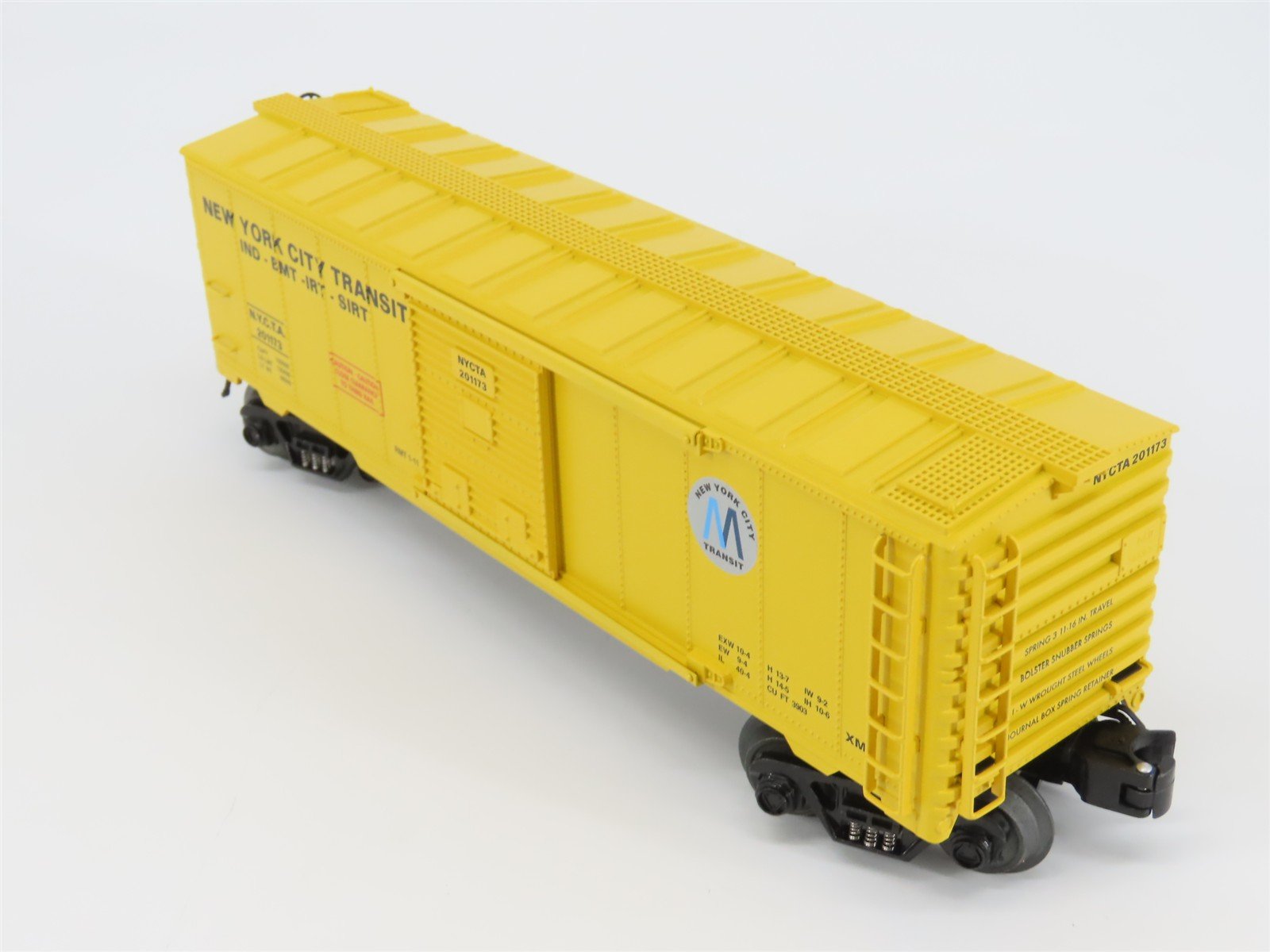 O Gauge 3-Rail Aristocraft 96473B NYCTA NY Subway Box Car w/Brakeman #201173