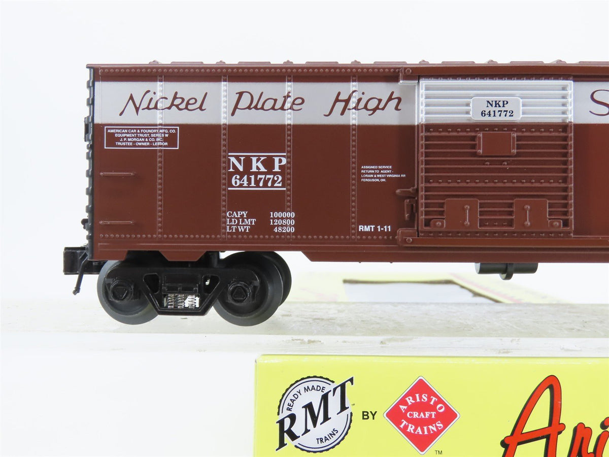 O Gauge 3-Rail Aristocraft 96445B NKP Nickel Plate Road Box Car #641772