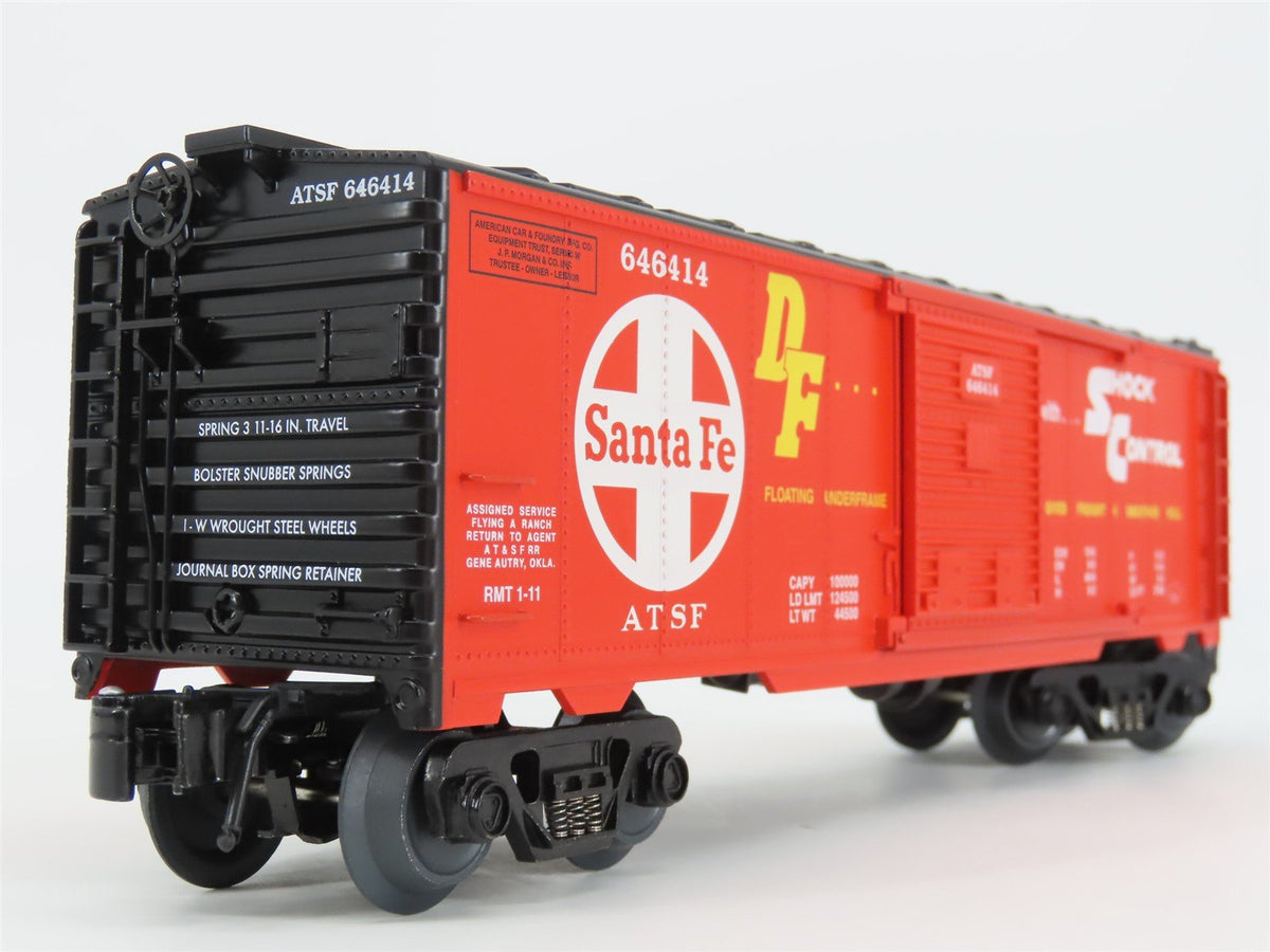 O Gauge 3-Rail Aristocraft 96414A ATSF Santa Fe Box Car w/Brakeman #646414
