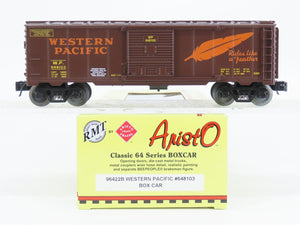 O Gauge 3-Rail Aristocraft 96422B WP Western Pacific Box Car w/Brakeman #648103