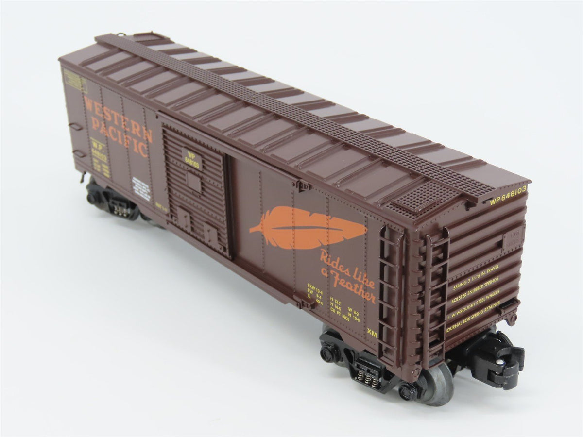 O Gauge 3-Rail Aristocraft 96422B WP Western Pacific Box Car w/Brakeman #648103