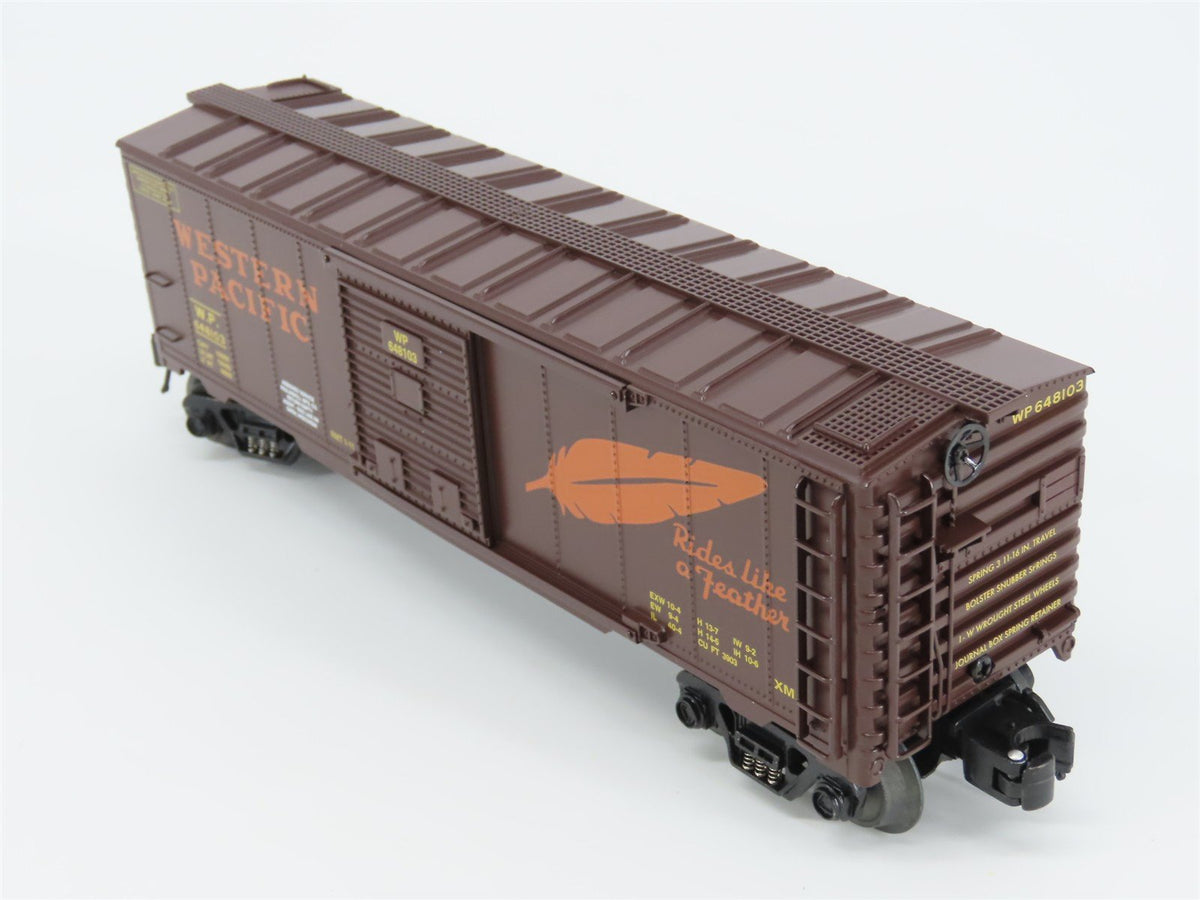 O Gauge 3-Rail Aristocraft 96422B WP Western Pacific Box Car w/Brakeman #648103