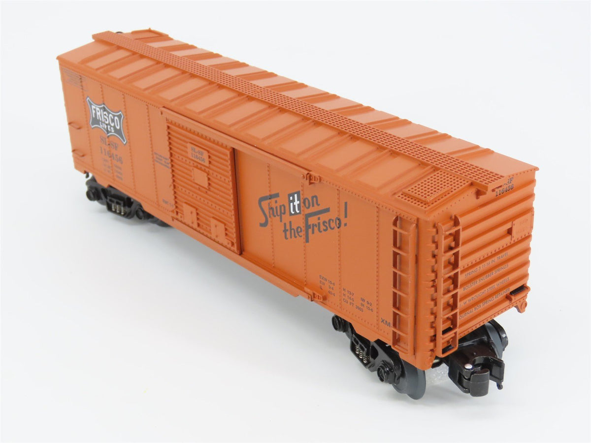 O Gauge 3-Rail Aristocraft 96410B SLSF Frisco Lines Box Car w/Brakeman #116456