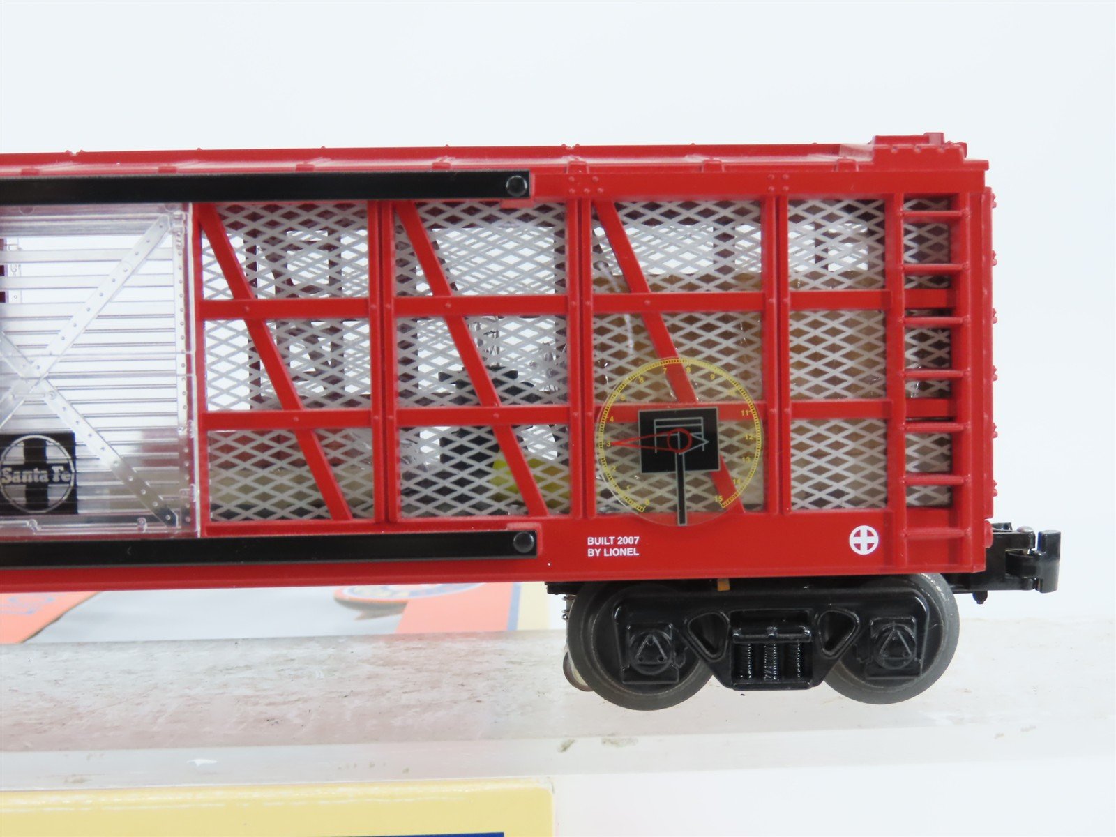 O Gauge 3-Rail 6-36834 Lionel ATSF Santa Fe Transparent Instruction Car #36834