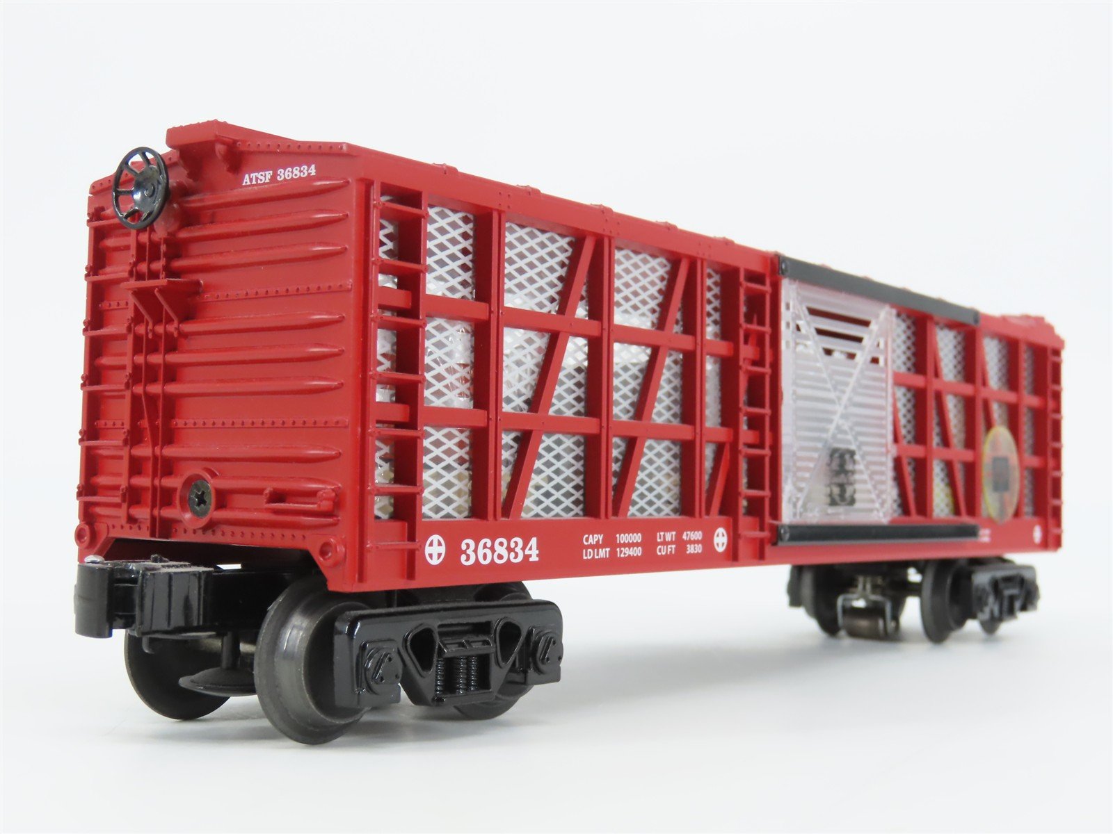 O Gauge 3-Rail 6-36834 Lionel ATSF Santa Fe Transparent Instruction Car #36834