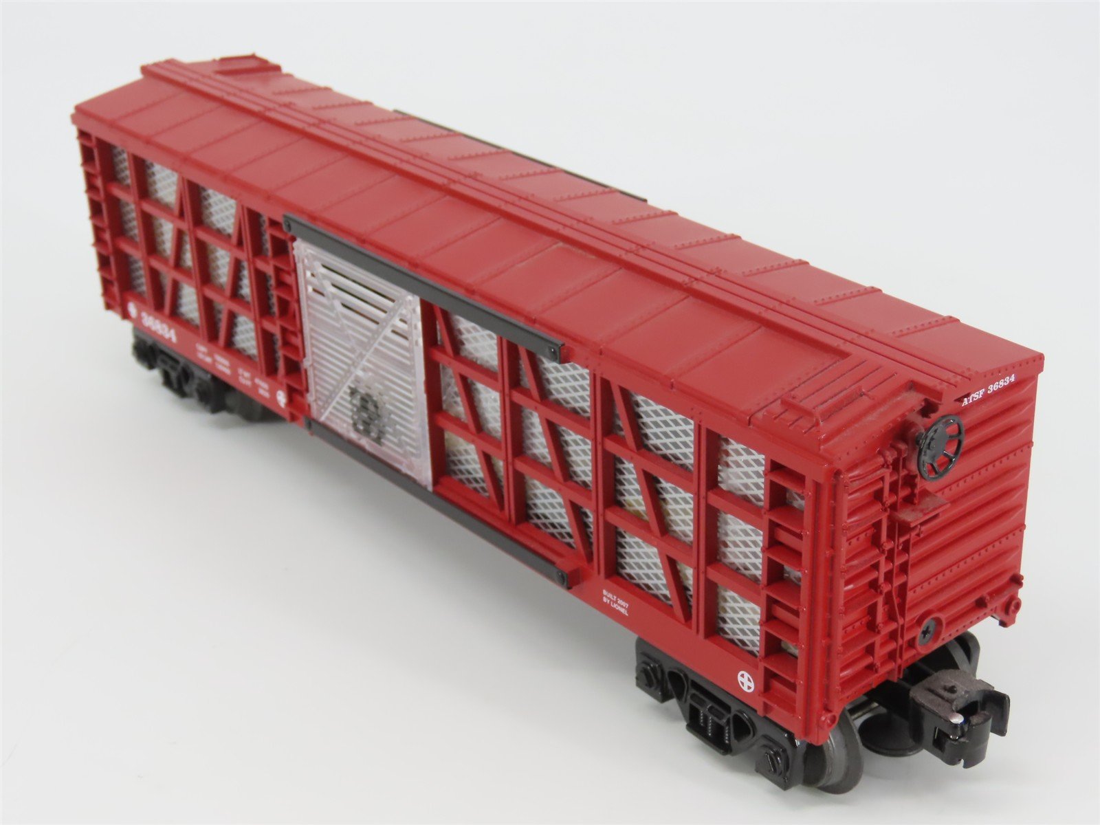 O Gauge 3-Rail 6-36834 Lionel ATSF Santa Fe Transparent Instruction Car #36834