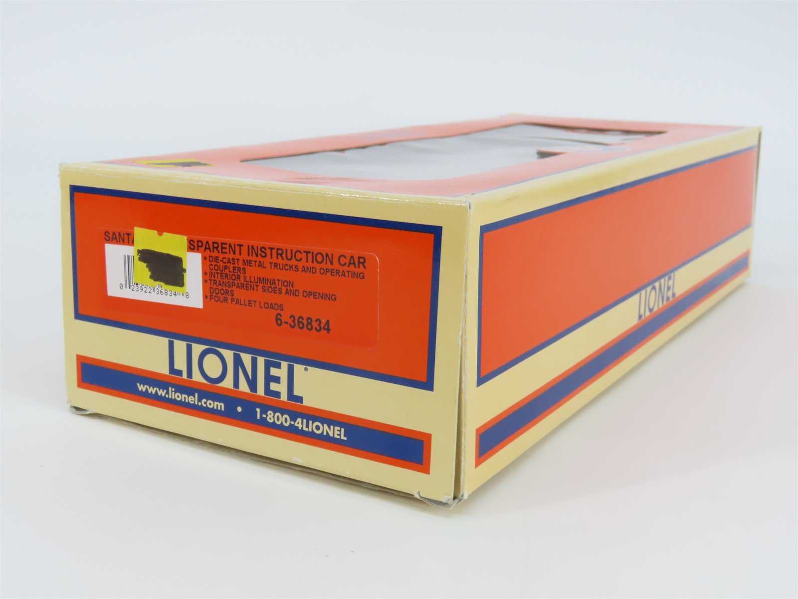 O Gauge 3-Rail 6-36834 Lionel ATSF Santa Fe Transparent Instruction Car #36834