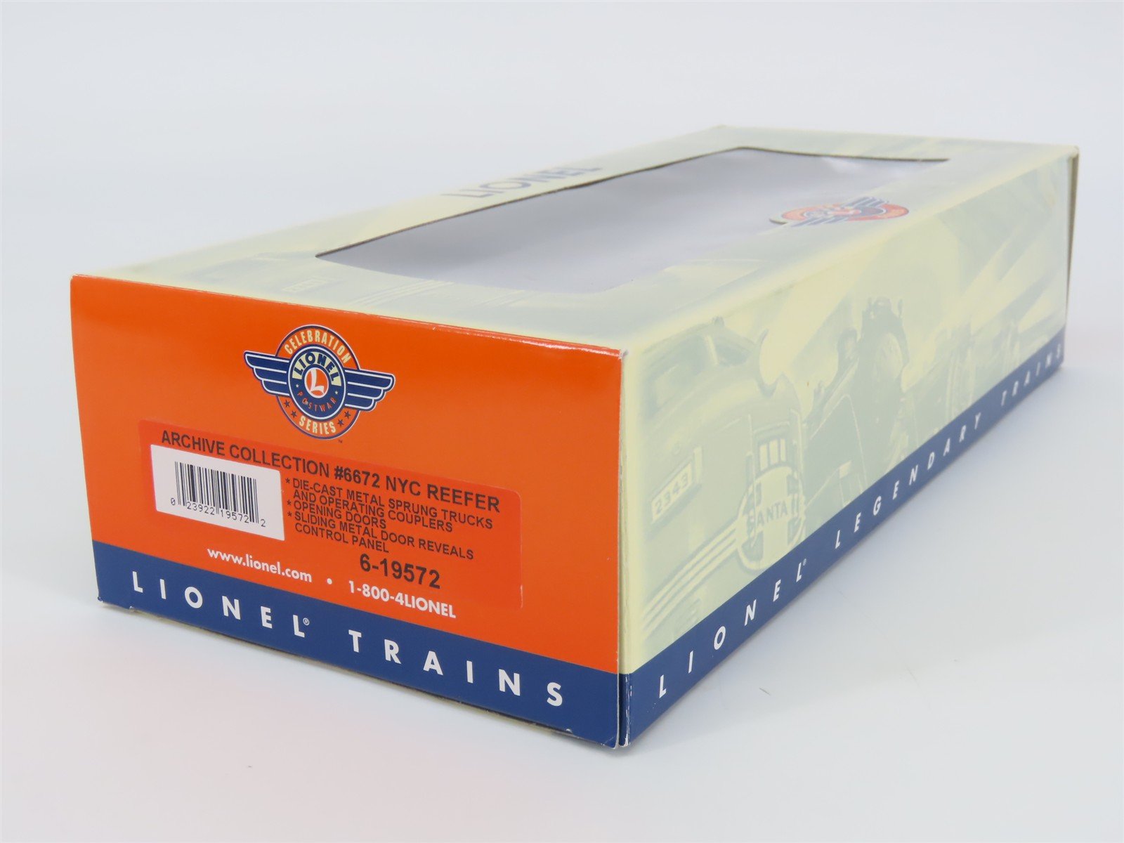 O Gauge 3-Rail Lionel Archive Collection 6-19572 NYMX NYC Mechanical Reefer 6672