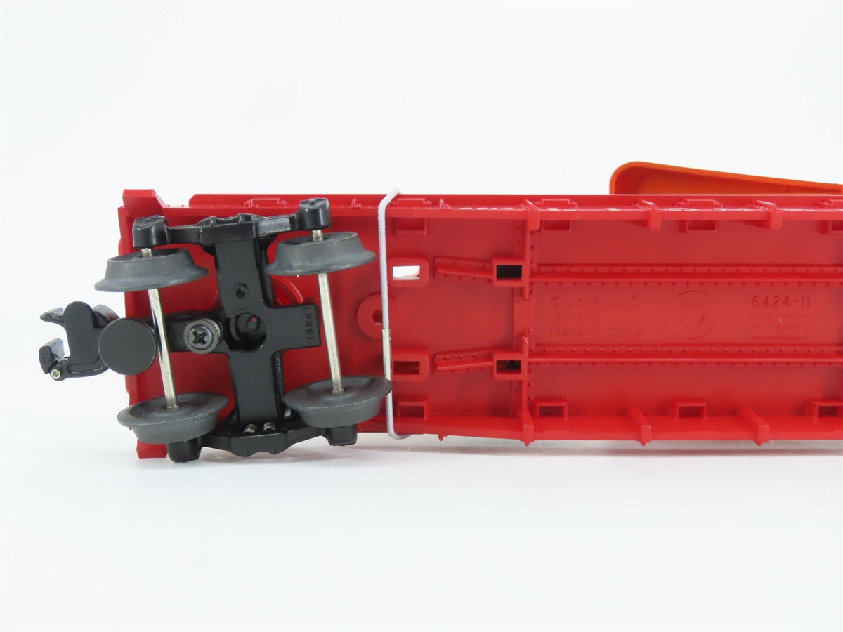 O Gauge 3-Rail Lionel 6-26024 Post War Flat Car w/ MILW Allis-Chalmers Scraper
