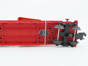 O Gauge 3-Rail Lionel 6-26024 Post War Flat Car w/ MILW Allis-Chalmers Scraper