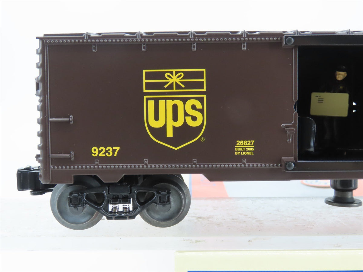 O Gauge 3-Rail Lionel 6-26827 UPS Operating Box Car 9237