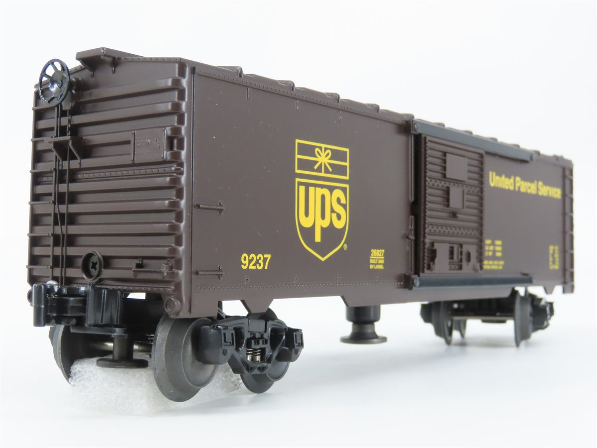 O Gauge 3-Rail Lionel 6-26827 UPS Operating Box Car 9237