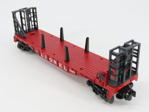 O Gauge 3-Rail Lionel Post War 6-26060 Flatcar w/Bulkheads #6467