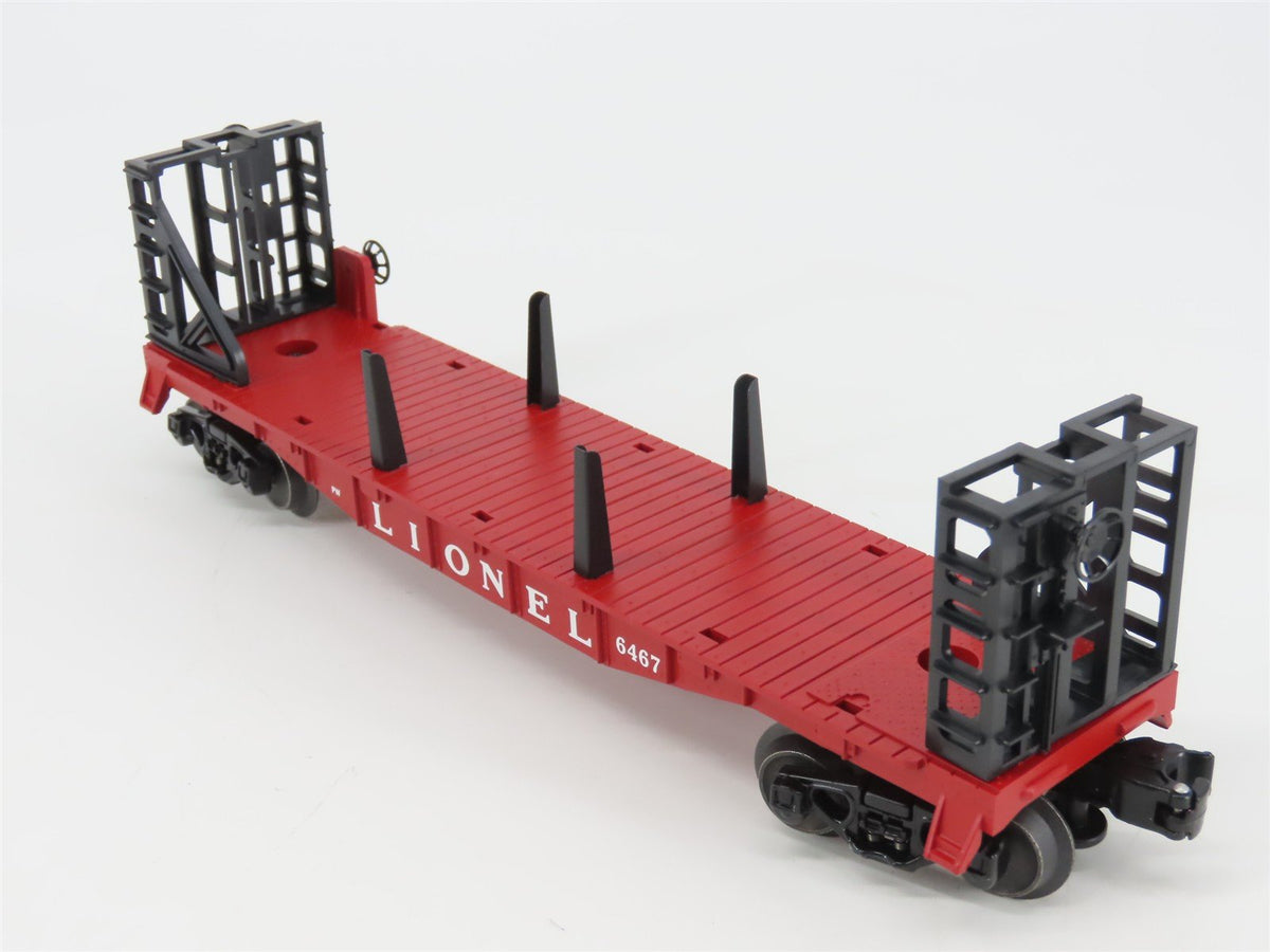 O Gauge 3-Rail Lionel Post War 6-26060 Flatcar w/Bulkheads #6467