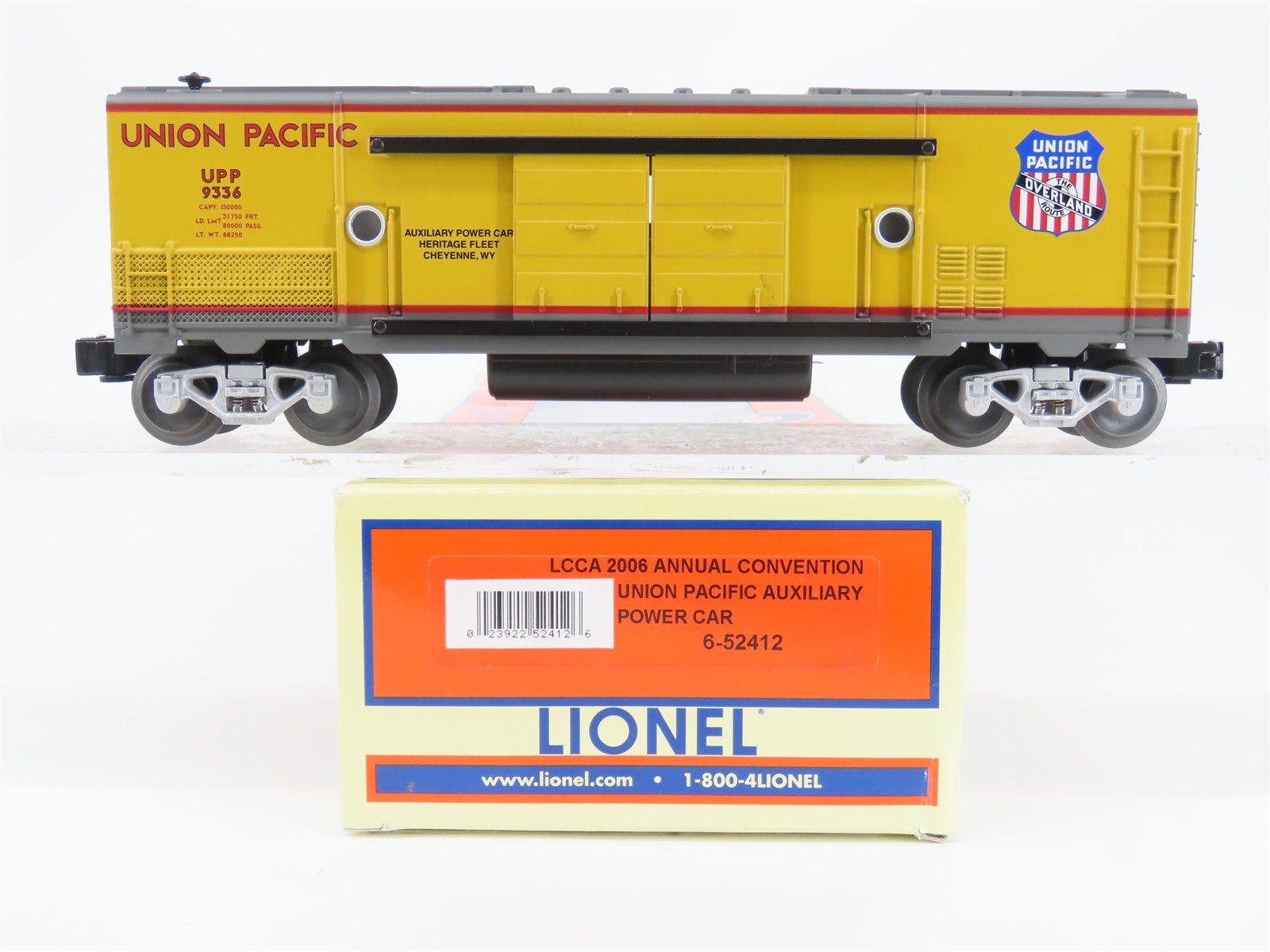 O Gauge 3-Rail Lionel 6-52412 UP LCCA 2006 Annual Convention Auxiliary Power Car