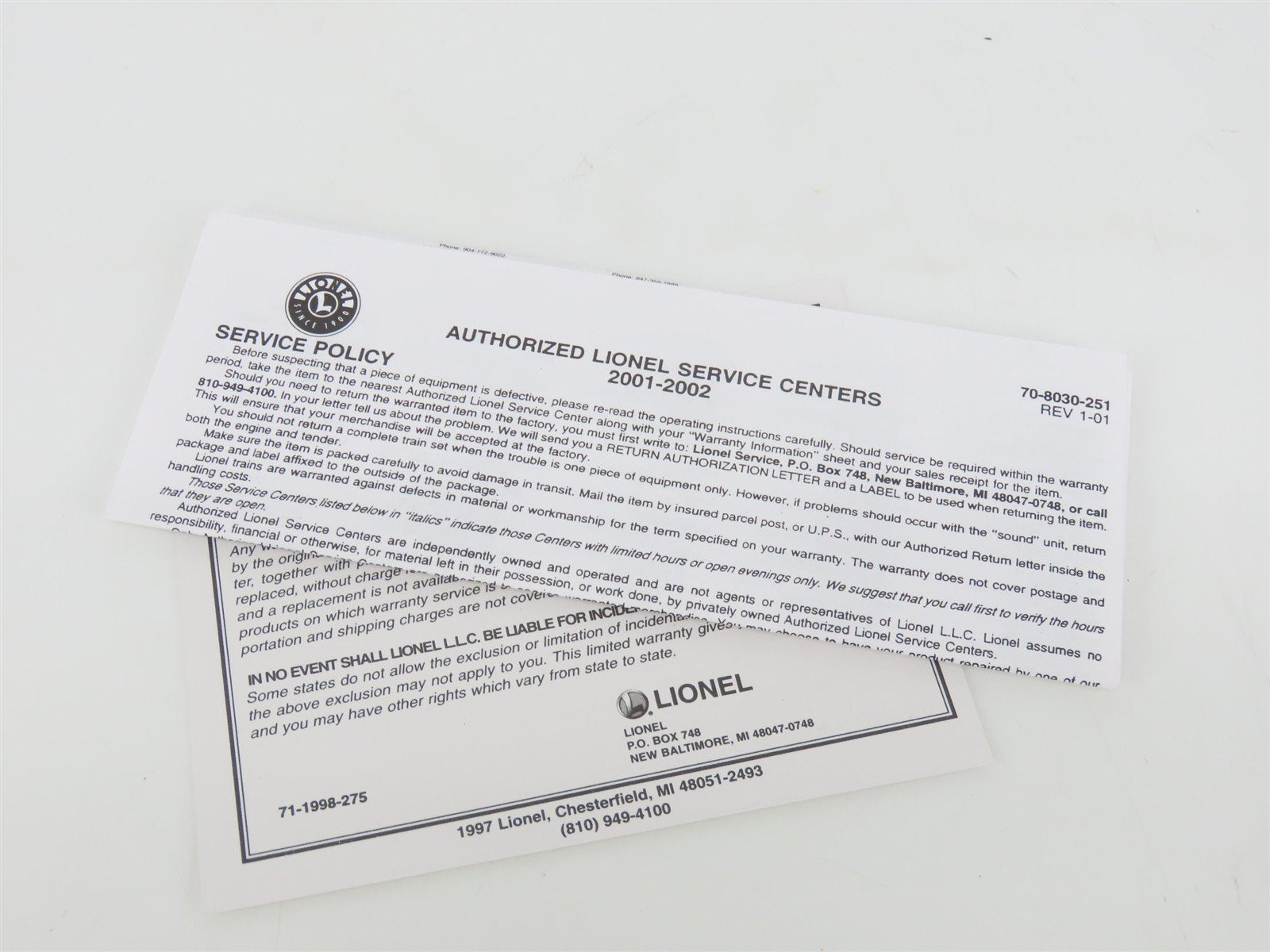 O Gauge 3-Rail Lionel Postwar 6-19490 TLCX Libby's Vat Car #6475