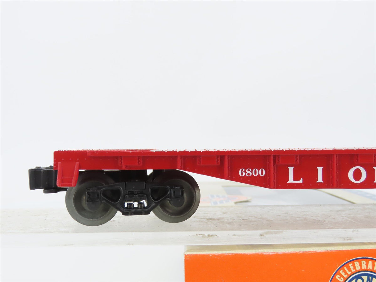 O Gauge 3-Rail Lionel Postwar 6-19487 Flatcar #6800 w/Airplane