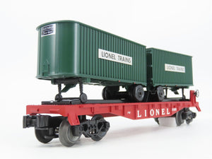 O Gauge 3-Rail Lionel Postwar 6-39423 Lionel Lines Flatcar #3460 w/Trailers