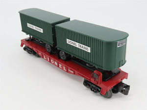 O Gauge 3-Rail Lionel Postwar 6-39423 Lionel Lines Flatcar #3460 w/Trailers