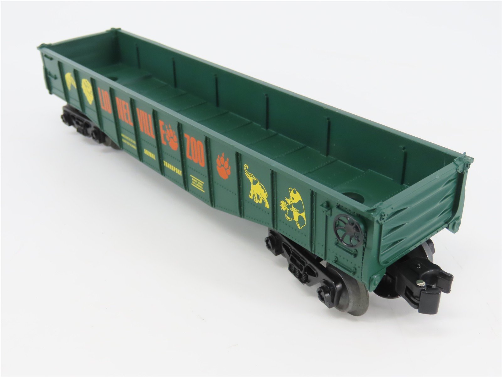 O Gauge 3-Rail Lionel 6-19476 Lionelville Zoo Animal Transport Gondola w/Animals