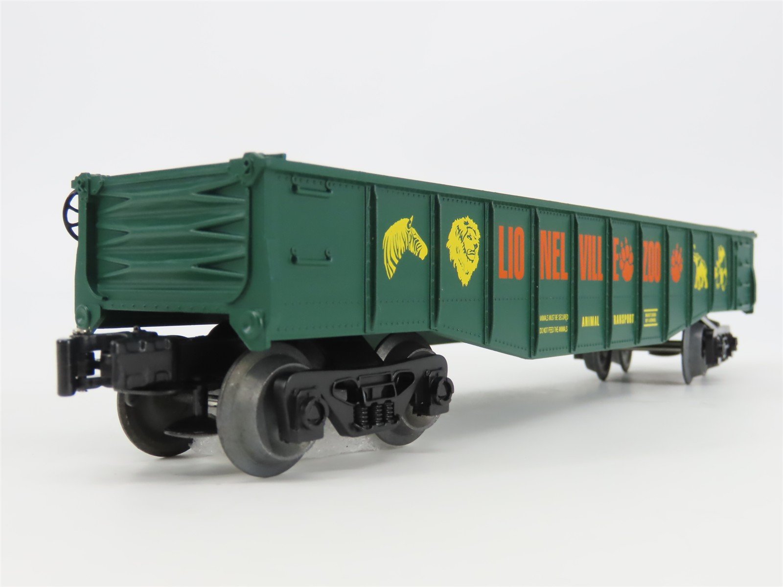O Gauge 3-Rail Lionel 6-19476 Lionelville Zoo Animal Transport Gondola w/Animals