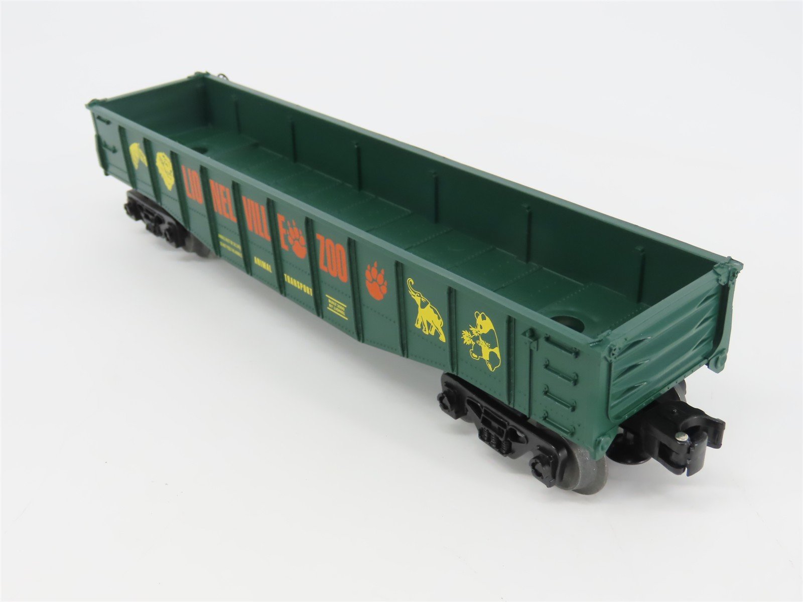 O Gauge 3-Rail Lionel 6-19476 Lionelville Zoo Animal Transport Gondola w/Animals
