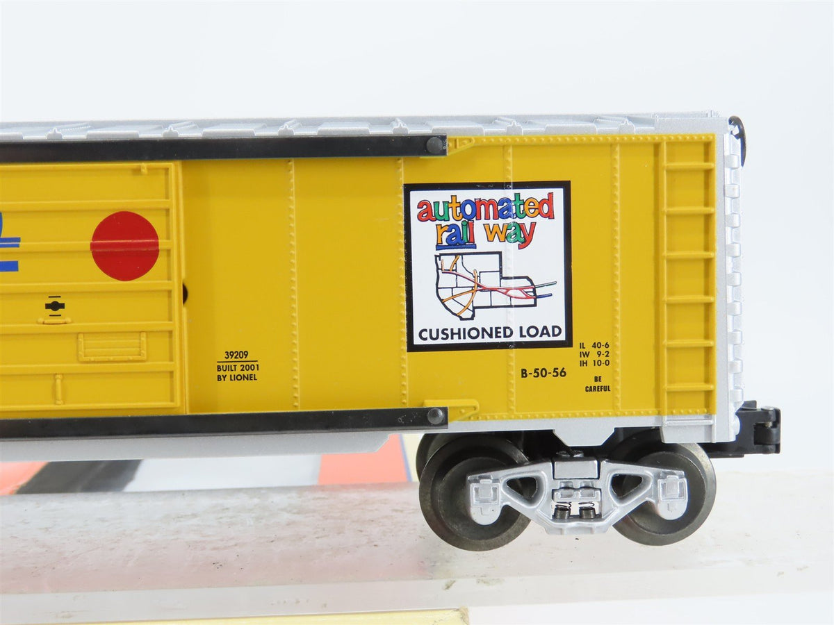 O Gauge 3-Rail Lionel 6-39209 UP 6565 &quot;Automated Rail Way&quot; Boxcar 500200