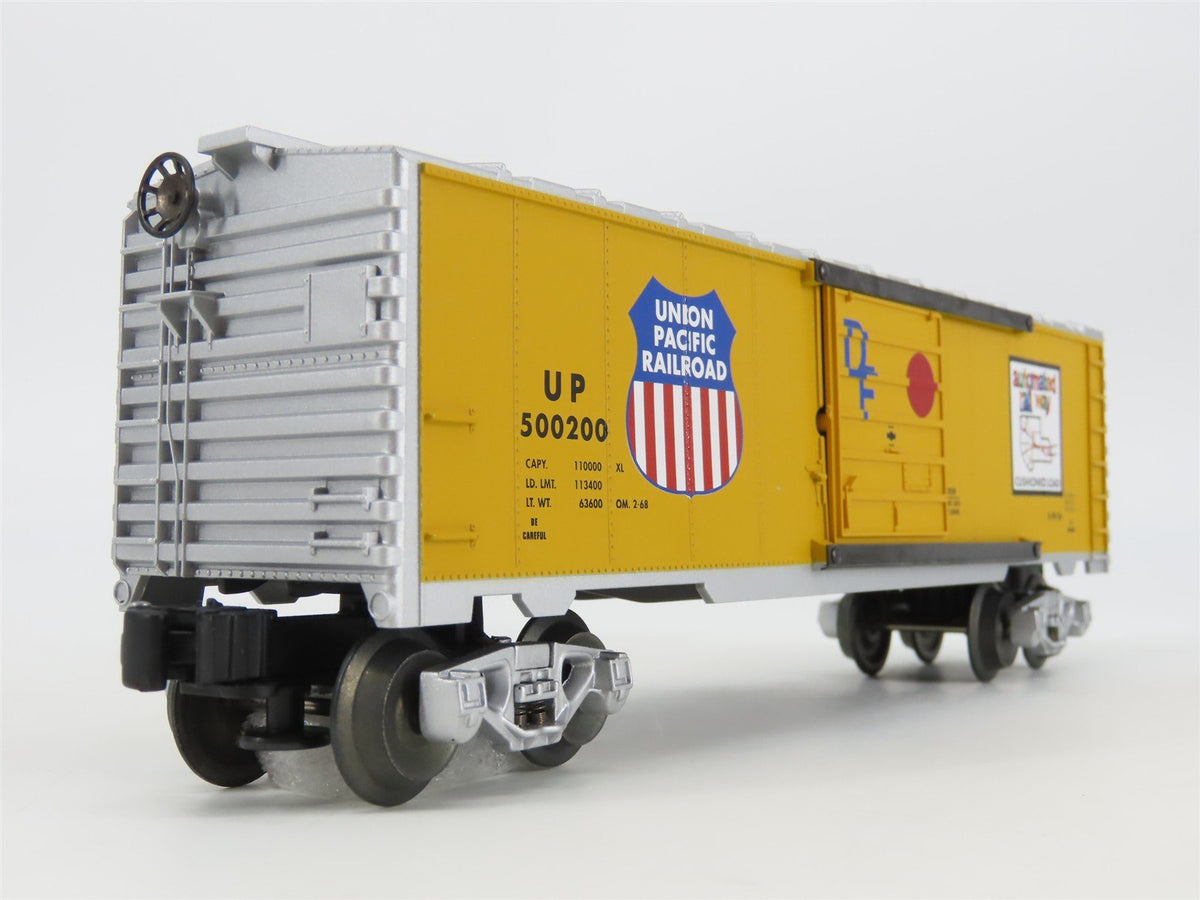 O Gauge 3-Rail Lionel 6-39209 UP 6565 &quot;Automated Rail Way&quot; Boxcar 500200