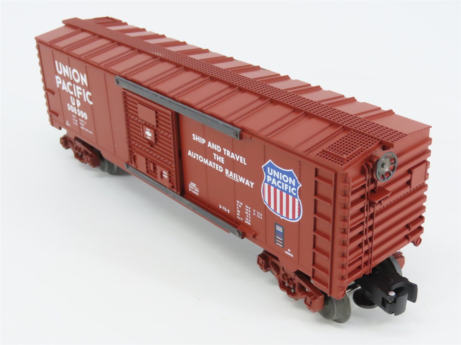 O Gauge 3-Rail Lionel 6-39207 UP Union Pacific 6565 Box Car #508500