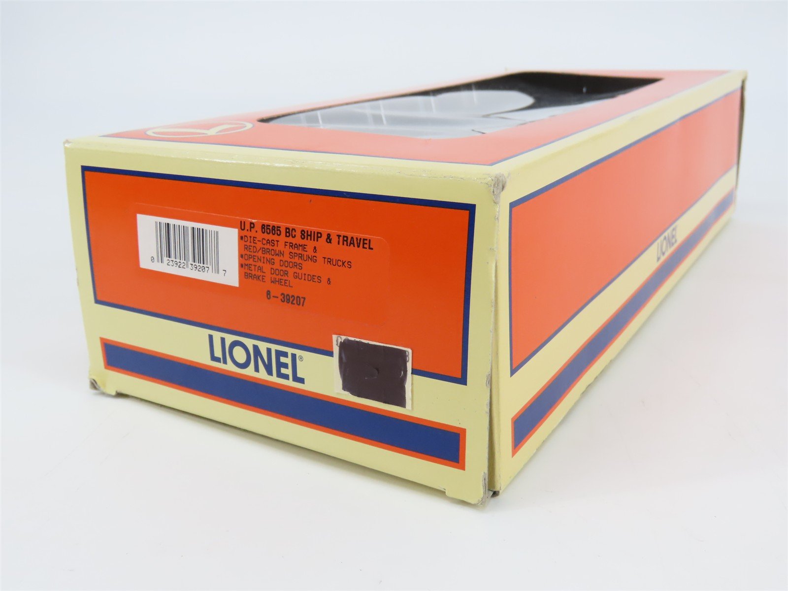 O Gauge 3-Rail Lionel 6-39207 UP Union Pacific 6565 Box Car #508500