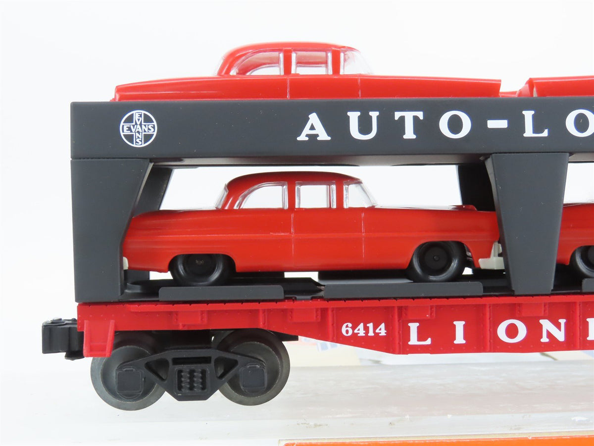 O Gauge 3-Rail Lionel Postwar Series 6-19427 Flatcar #6414 w/Autoloader &amp; Cars